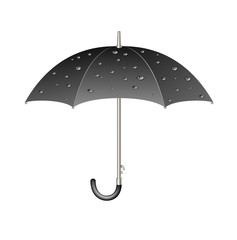 Umbrella with raindrops
