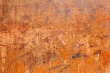 Grunge orange red wall background