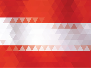 Obraz premium Austria flag of vector