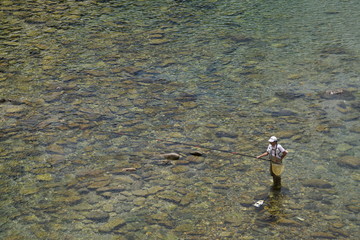 渓流釣り