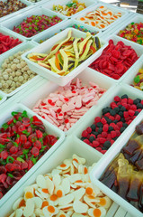 Candy on a market stall