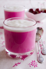 pink dessert