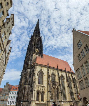 St. Lamberti Kirche (Lambertikirche) M&uuml;nster Westfalen