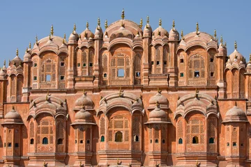 Kissenbezug Hawa Mahal is a palace in Jaipur, India © OlegD