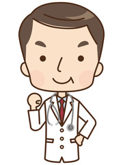 男性　医師　表情
