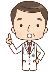 男性　医師　表情