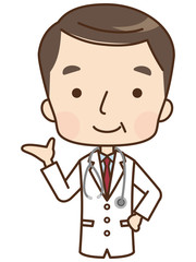 男性　医師　表情