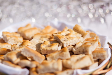 Focaccia ligure all'olio di oliva dettaglio