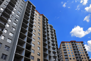 Fototapeta premium Unfinished building