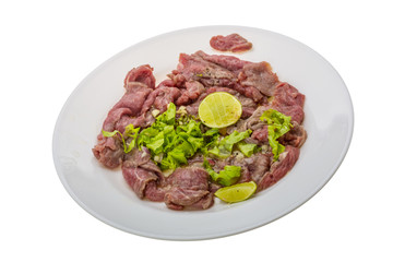 Beef carpaccio
