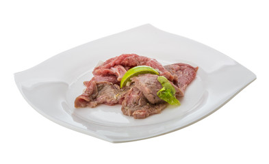 Beef carpaccio
