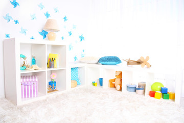 Modern playroom for children