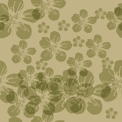 Flower pattern seamless, Eps 10