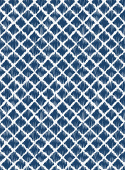 Fototapeta premium Indigo blue hand drawn seamless pattern