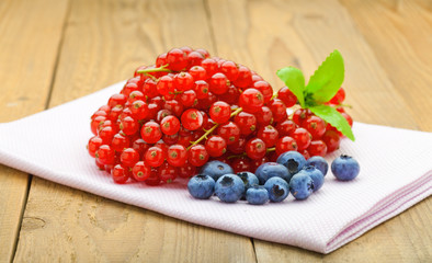 currant and blueberry