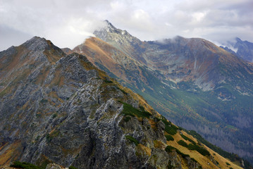 Fototapeta na wymiar Landscape of high Tatras Mountains, Poland