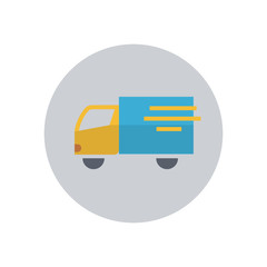 Delievery truck - Vector icon