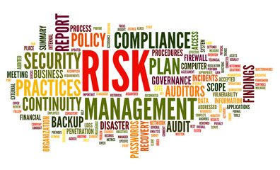 risk and compliance in word tag cloud - 66250404