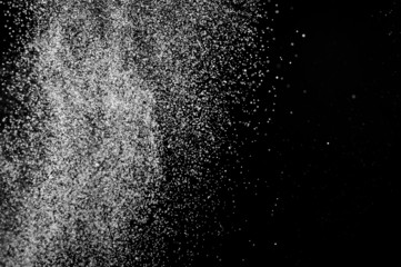 Abstract splashes of water