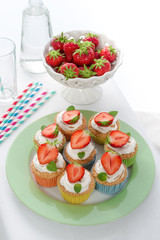 Strawberry muffins