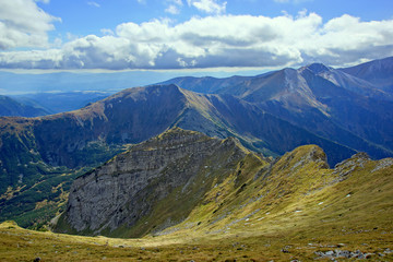 Fototapeta na wymiar Landscape of Tatras mountains in Poland
