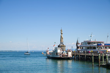 Hafen in Konstanz - Bodensee - Deutschland