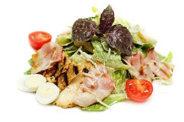 Salad with grilled chicken