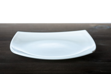 White plate