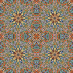 Seamless pattern, mosaic of fabric