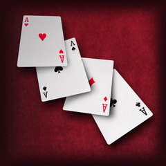 Playing cards poker casino