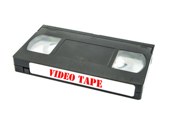 video tape isolated on white