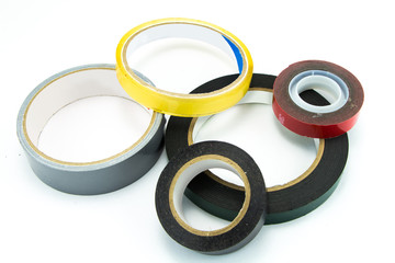 Masking tape, duct tape, double sided tape