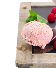 scoop of berry icecream