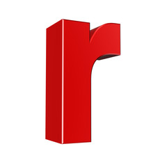 3d letter collection - Small cases - r
