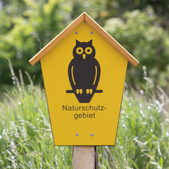 Schild Naturschutzgebiet