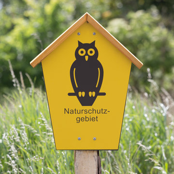 Schild Naturschutzgebiet