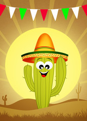 Cactus with sombrero