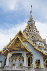 Fototapeta premium Thai Buddhist marble temple.