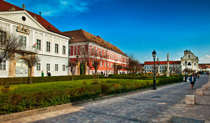Obraz premium Old town of Tata, Hungary