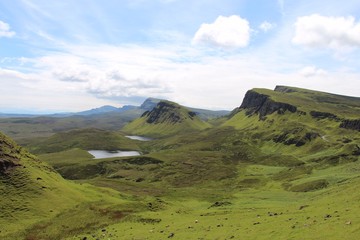 Fototapeta premium Panorama Skye, Needle and Prison