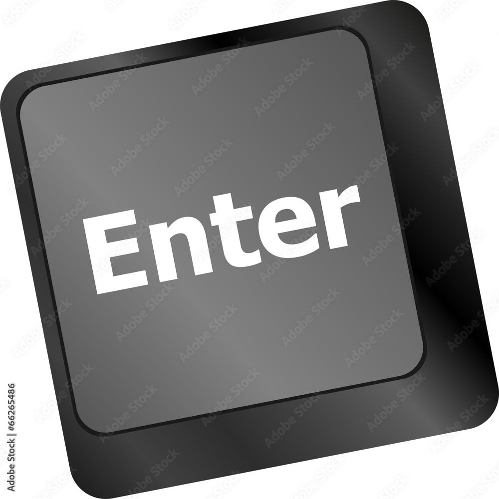 Fototapete message on keyboard enter key, for online support concepts.