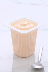 plain french style yogurt