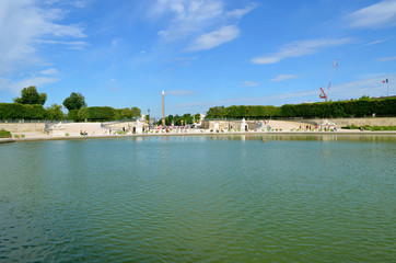 Lake in the Tuileries Garden, Paris