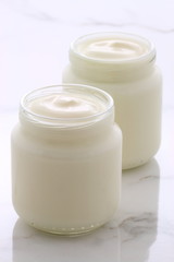 vintage  french style yogurt
