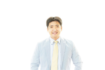 笑顔のビジネスマン