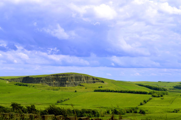 Edale in Derbyshire, England UK