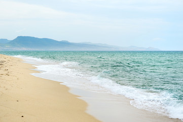 Fototapeta na wymiar Beautiful seascape on Sardinia