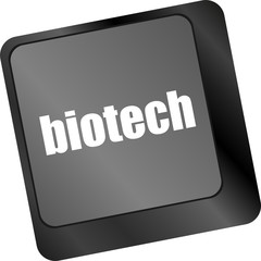 bio tech message on enter key of keyboard