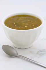 Appetizing home made tomatillo sauce