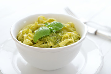 Pasta with pesto
